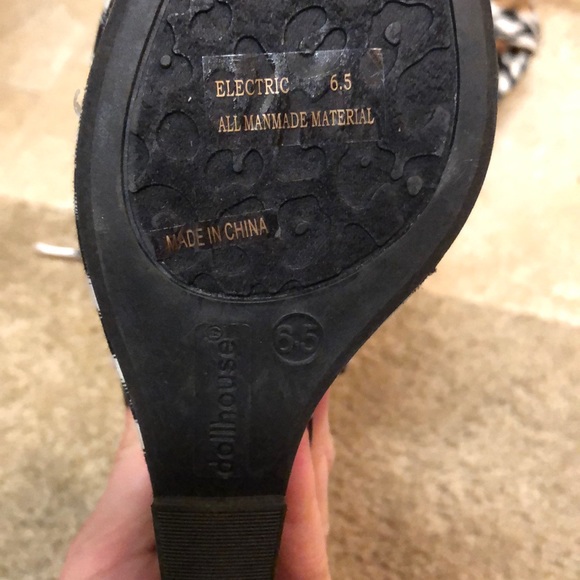 Zebra print wedges - Picture 3 of 3